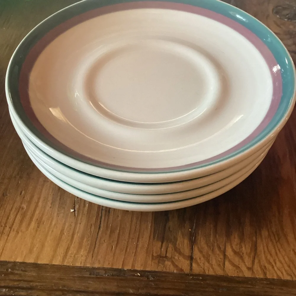 Pfaltzgraff Juniper Vintage Saucers - set of 4